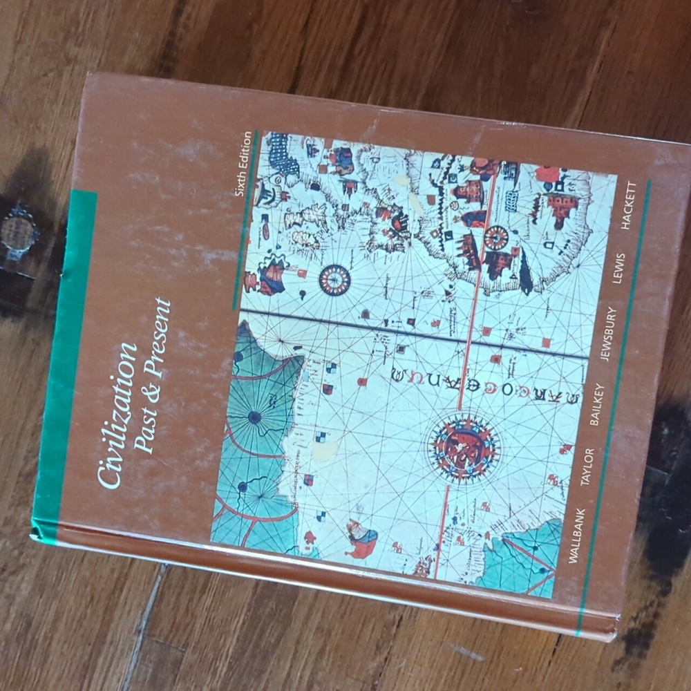 Civilization Past and Present sixth edition textbook. Good condition.